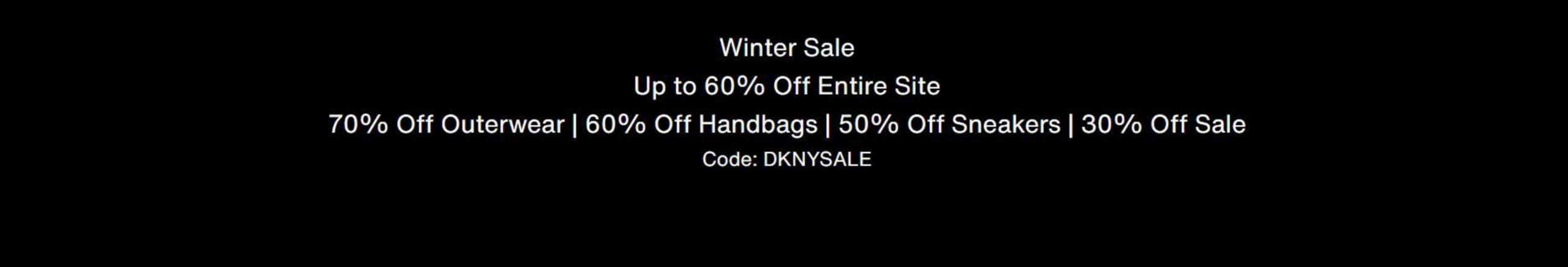 Winter Sale. DKNY (2024-02-29-2024-02-29)