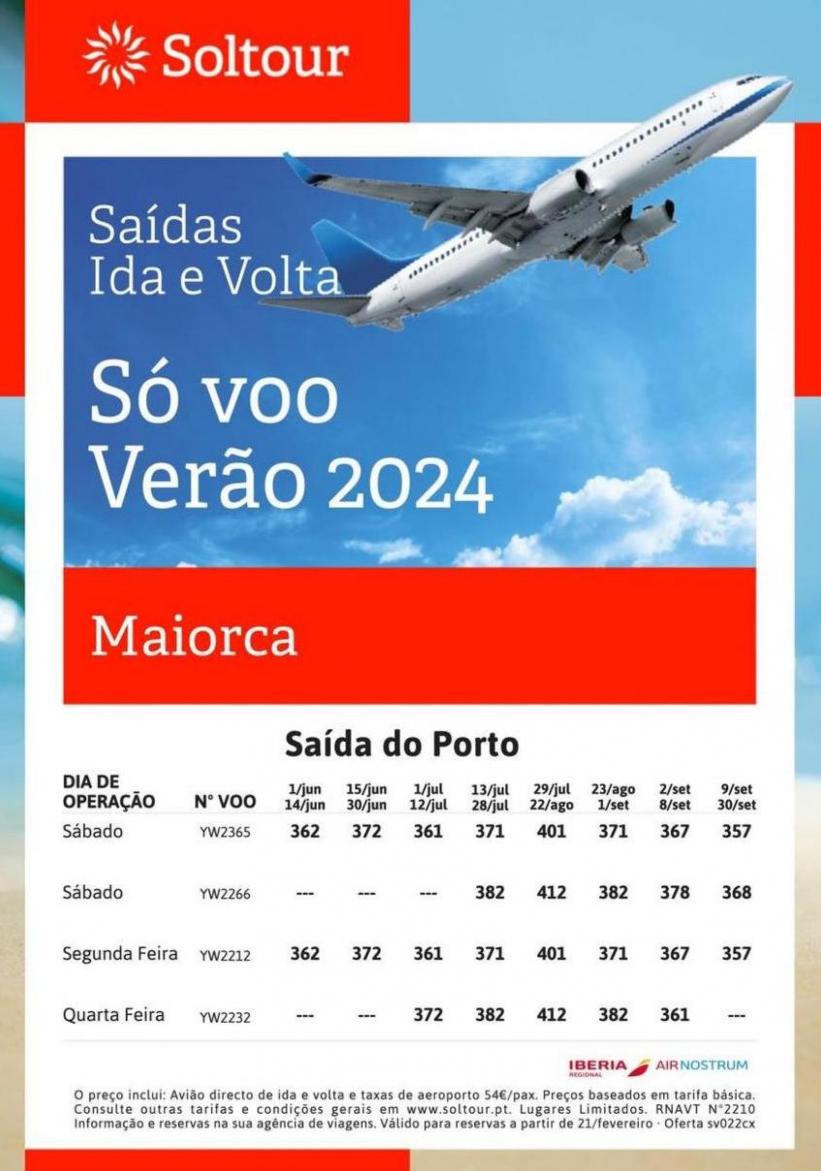 Só voo verão Maiorca. Soltour (2024-09-09-2024-09-09)